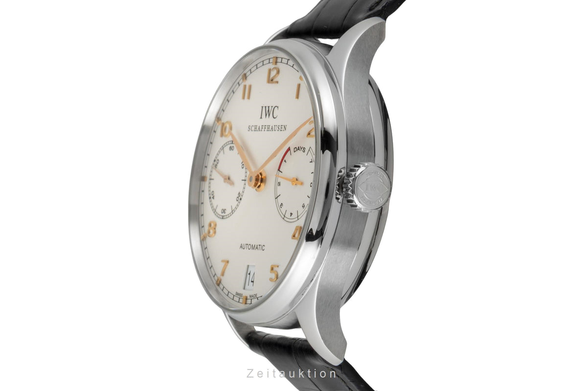 IWC Portugieser acciaio automatismo orologio da uomo IW500114  [2605896]
