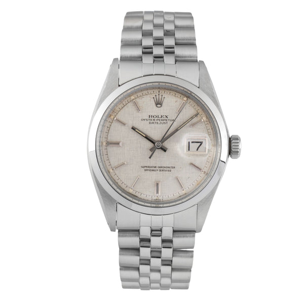 Rolex Datejust acero automático reloj para caballeros 1600 Vintage  [2605898]