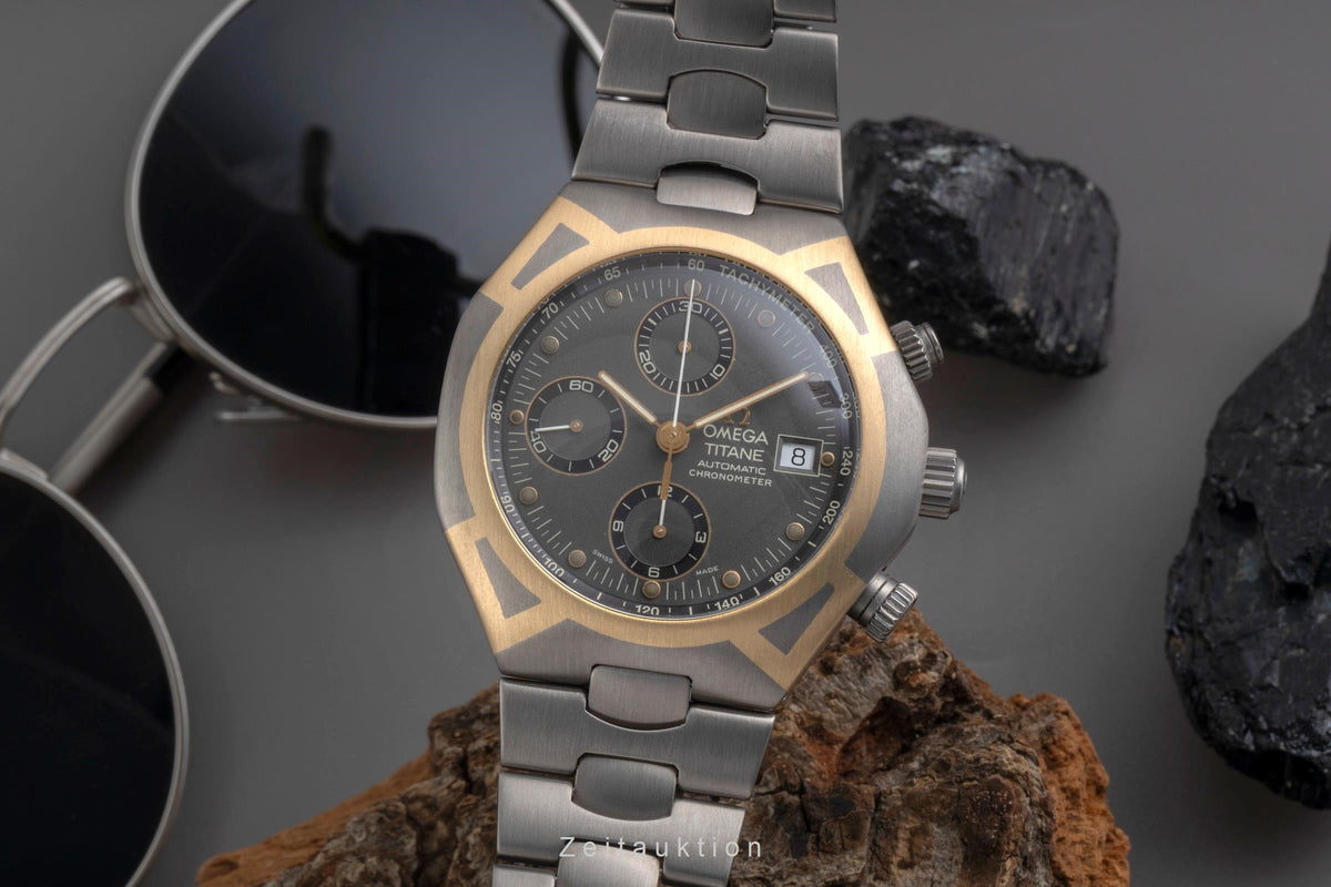 Omega Seamaster cronógrafo titanio / oro automático reloj para caballeros 5890.40.00  [2605899]