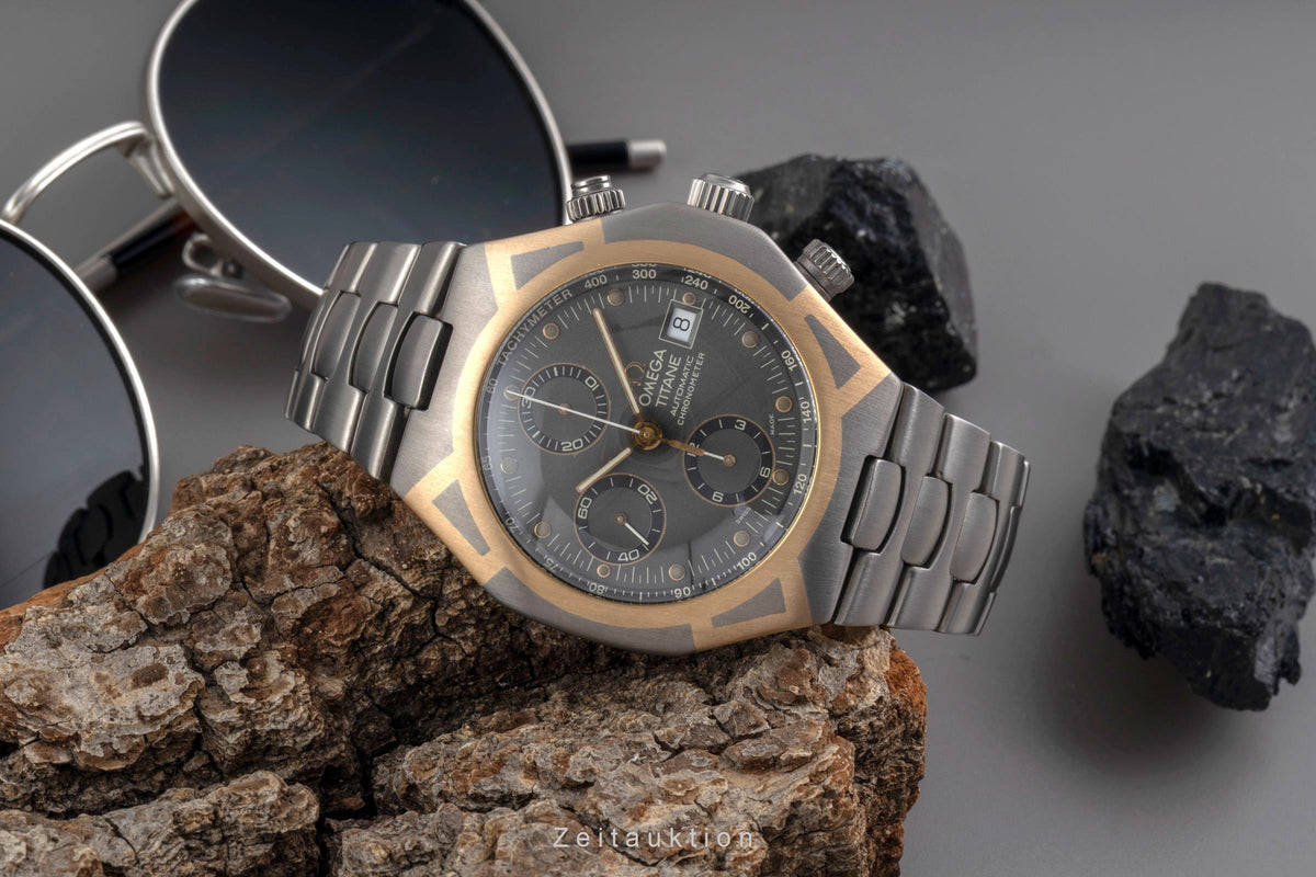 Omega Seamaster cronógrafo titanio / oro automático reloj para caballeros 5890.40.00  [2605899]