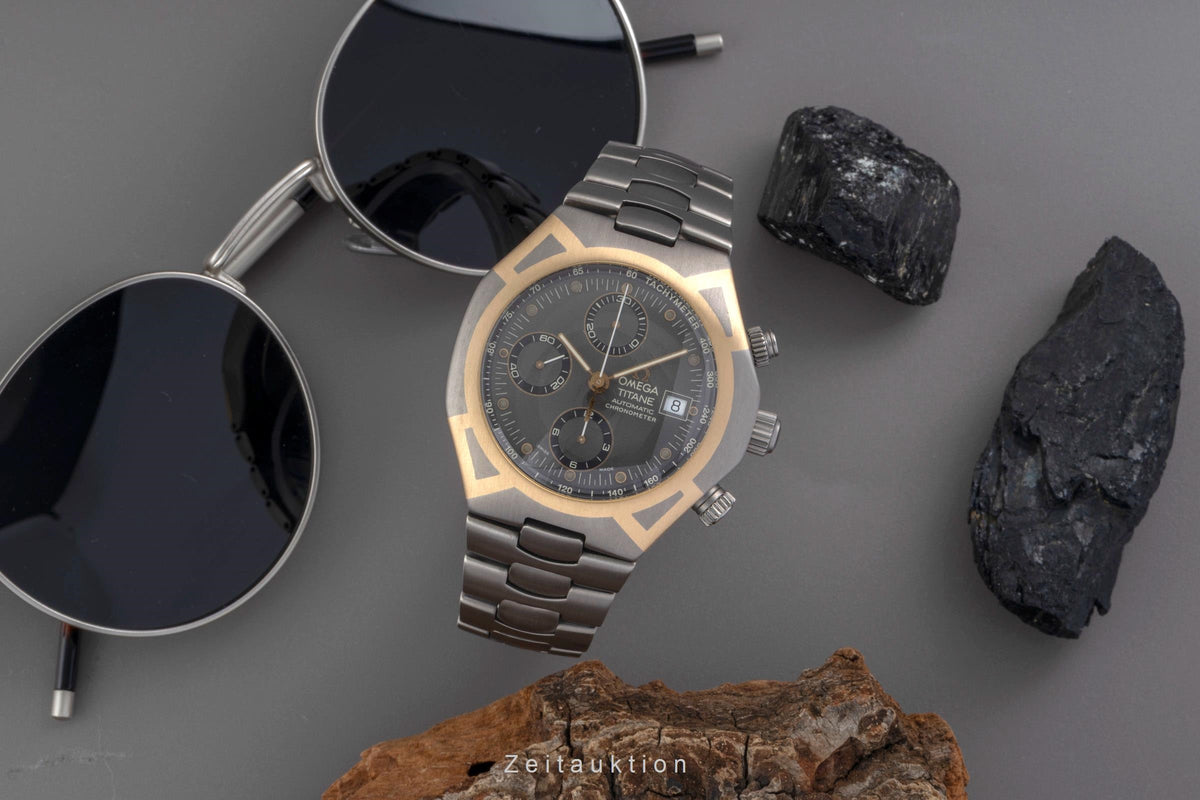 Omega Seamaster cronógrafo titanio / oro automático reloj para caballeros 5890.40.00  [2605899]