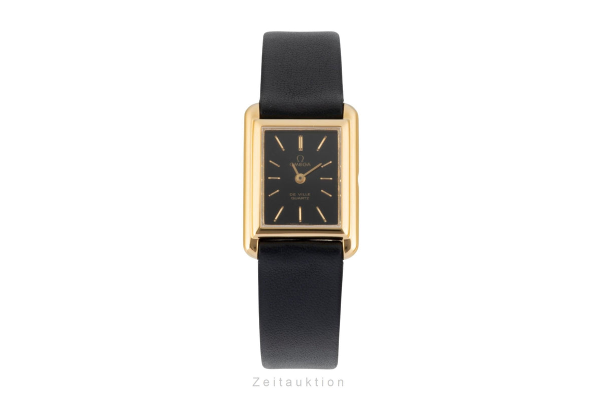 Omega De Ville gilt-brass quartz women's watch 591.0029 Vintage  [2605903]