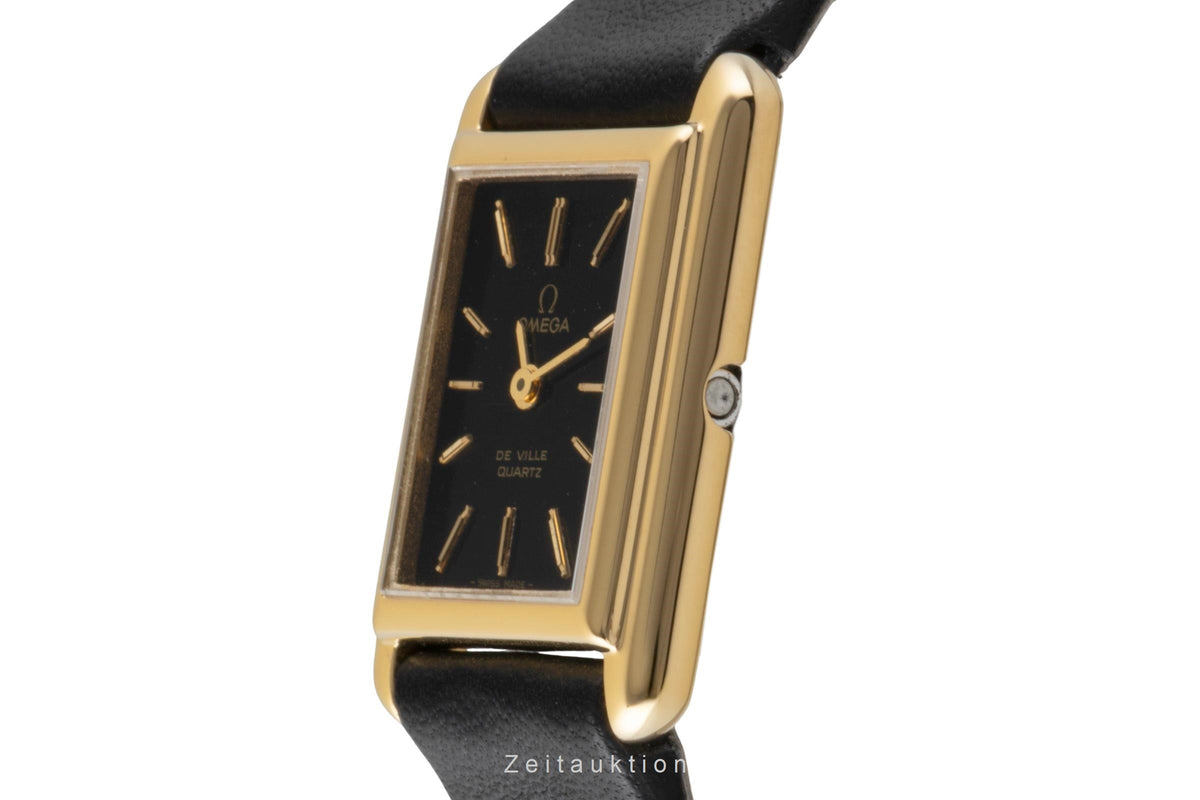 Omega De Ville gilt-brass quartz women's watch 591.0029 Vintage  [2605903]