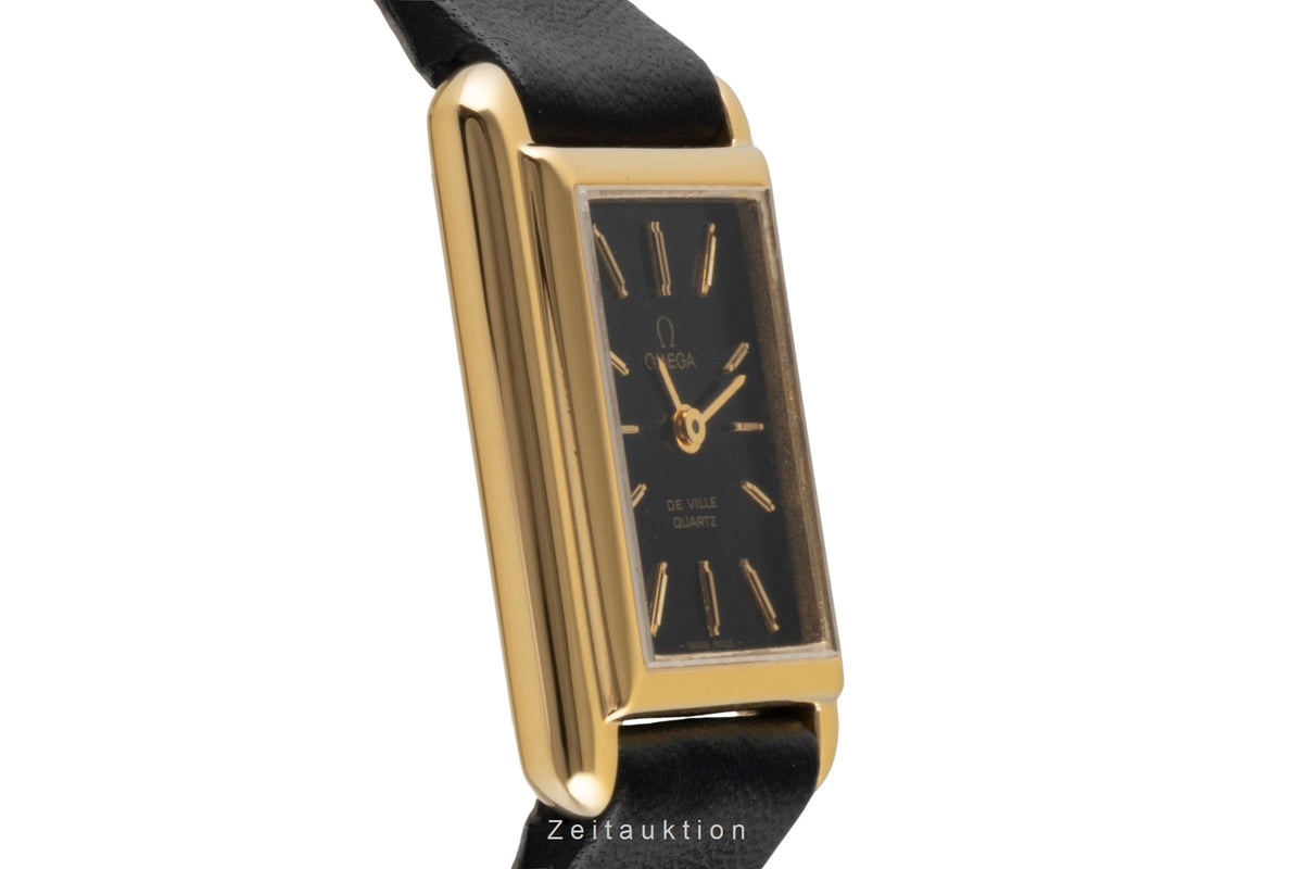 Omega De Ville gilt-brass quartz women's watch 591.0029 Vintage  [2605903]
