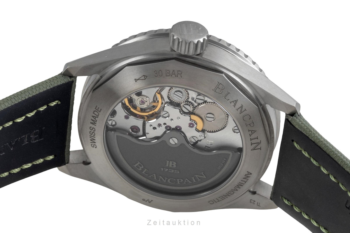 Blancpain Fifty Fathoms titanium automatic men's watch 5000-1210-G52A LP: 13300EUR  [2605904]