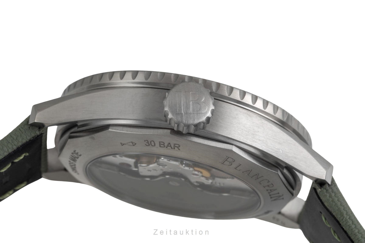 Blancpain Fifty Fathoms titanium automatic men's watch 5000-1210-G52A LP: 13300EUR  [2605904]