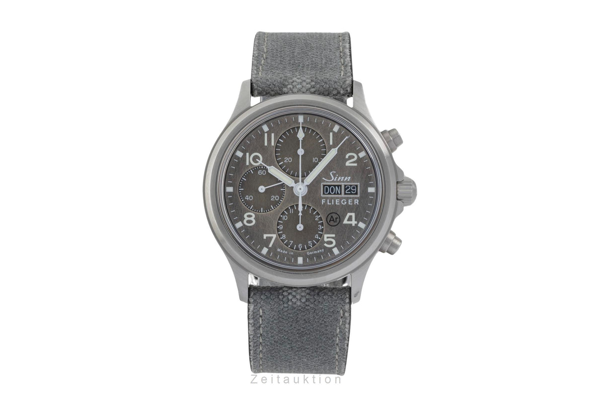 Sinn 358 cronógrafo acero automático reloj para caballeros 358.065 LP: 3150EUR  [2605908]