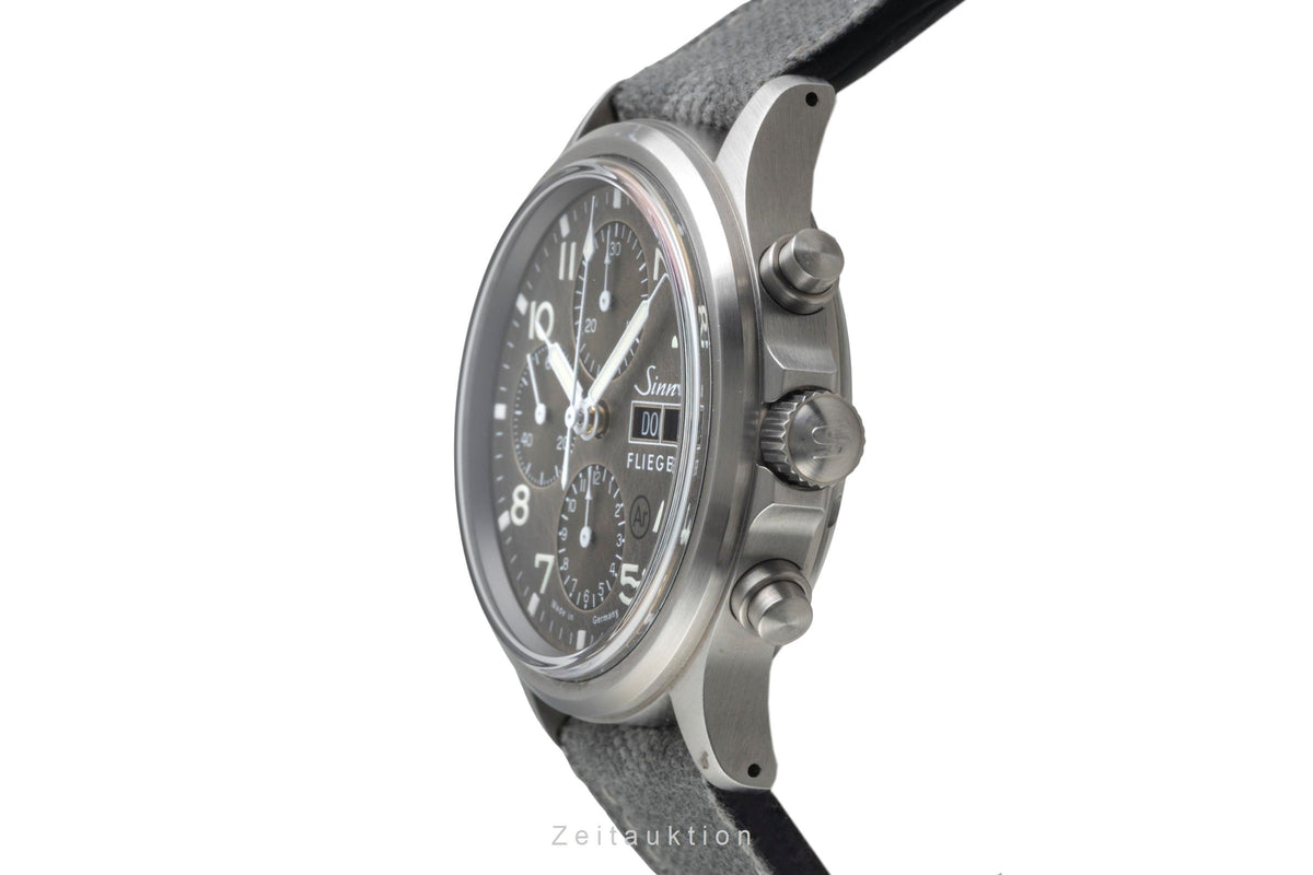 Sinn 358 cronógrafo acero automático reloj para caballeros 358.065 LP: 3150EUR  [2605908]
