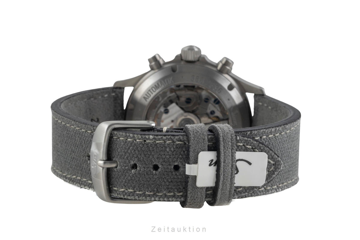 Sinn 358 cronógrafo acero automático reloj para caballeros 358.065 LP: 3150EUR  [2605908]