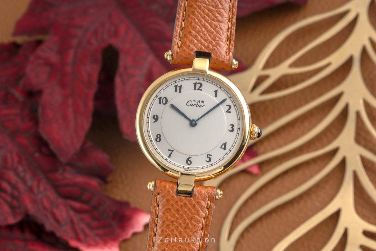 Cartier Vermeil silver-gilt quartz unisex 590003  [2605910]