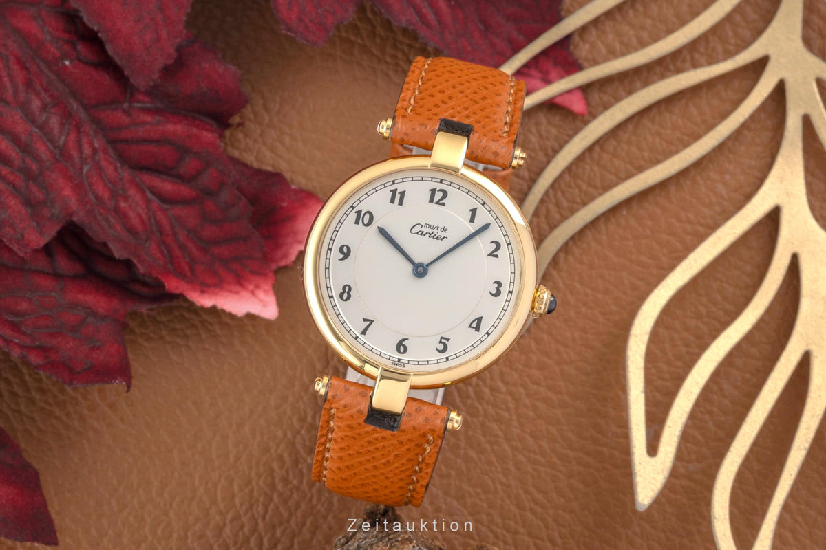 Cartier Vermeil silver-gilt quartz unisex 590003  [2605910]