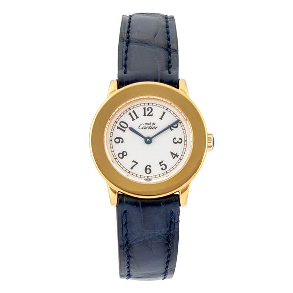 Cartier Ronde silver-gilt quartz women's watch W1008843, 1801  [2605911]