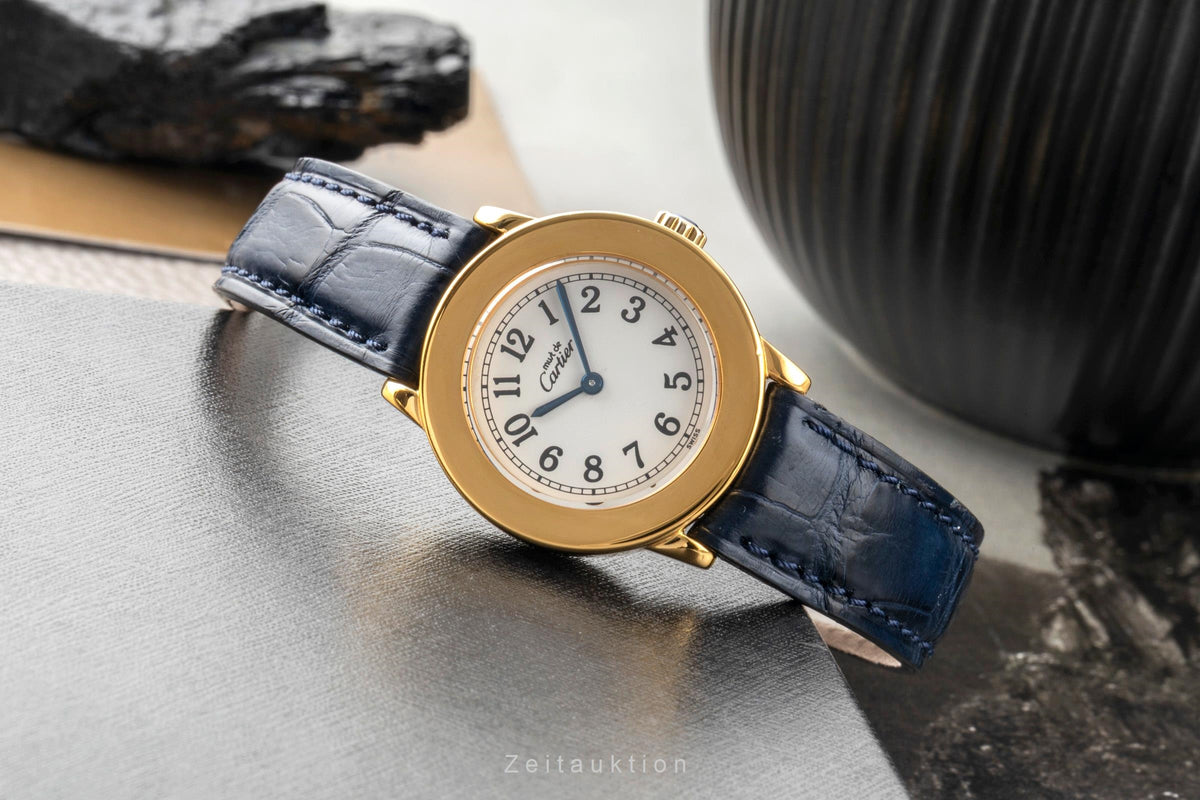 Cartier Ronde silver-gilt quartz women's watch W1008843, 1801  [2605911]