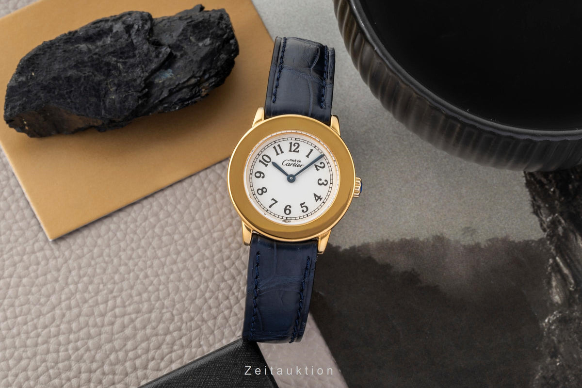 Cartier Ronde silver-gilt quartz women's watch W1008843, 1801  [2605911]