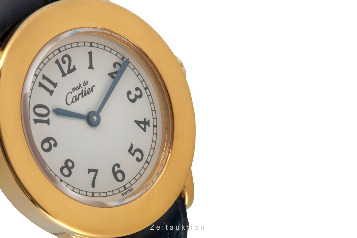 Cartier Ronde silver-gilt quartz women's watch W1008843, 1801  [2605911]