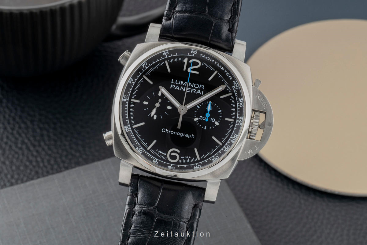 Panerai Luminor  chronograph steel automatic men's watch PAM01109 LP: 10500EUR  [2605913]
