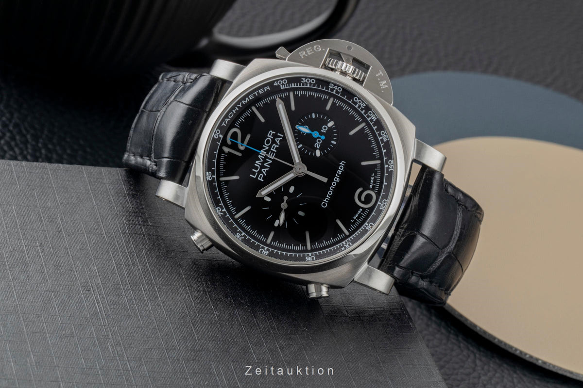 Panerai Luminor  chronograph steel automatic men's watch PAM01109 LP: 10500EUR  [2605913]