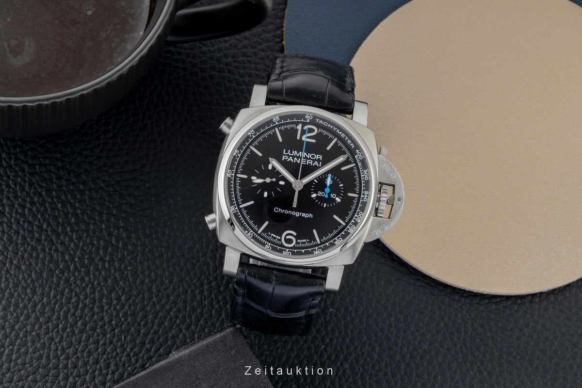 Panerai Luminor  chronograph steel automatic men's watch PAM01109 LP: 10500EUR  [2605913]