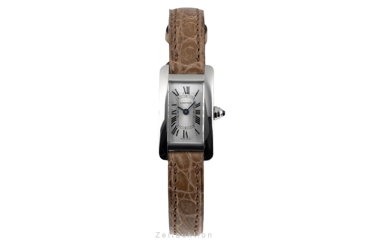 Cartier Tank Américaine acier quartz montre pour femmes WSTA0032  [2605914]