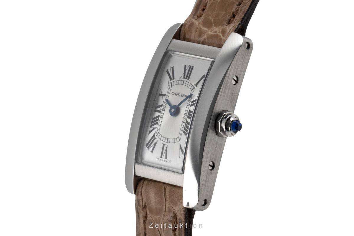 Cartier Tank Américaine acier quartz montre pour femmes WSTA0032  [2605914]