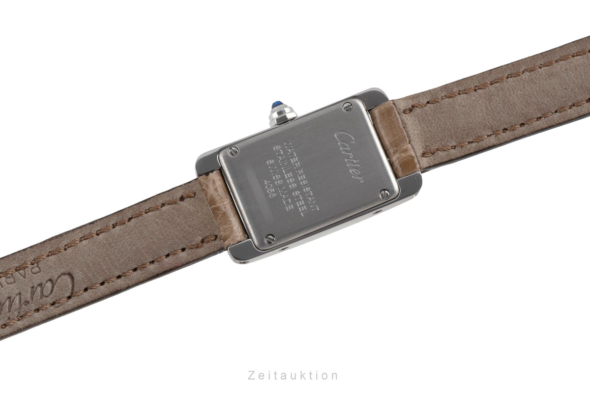 Cartier Tank Américaine acier quartz montre pour femmes WSTA0032  [2605914]
