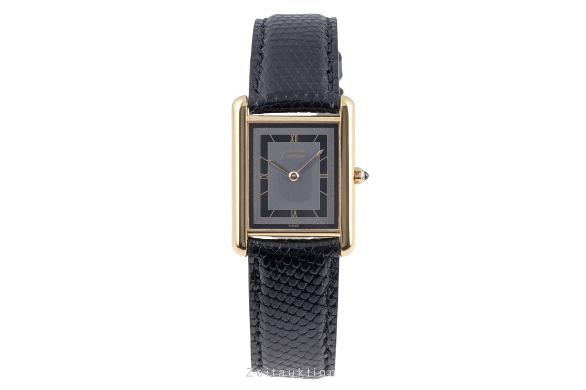 Cartier Tank silver-gilt quartz unisex 681006  [2605920]