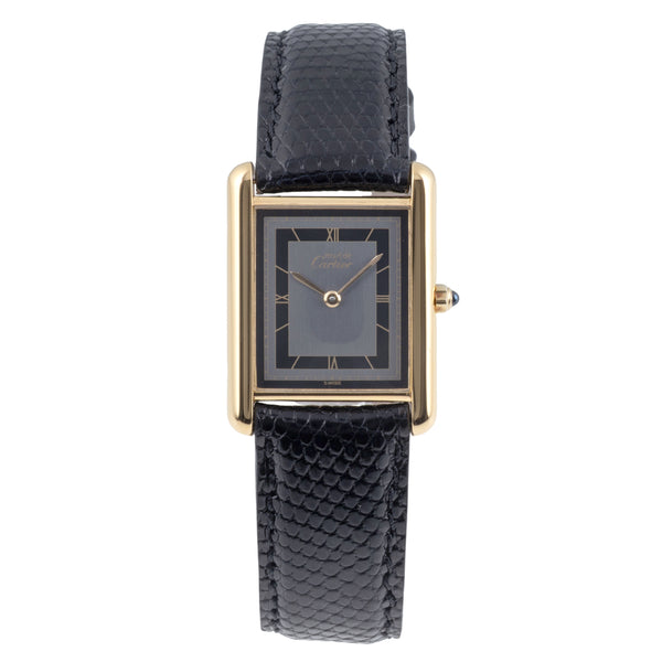 Cartier Tank silver-gilt quartz unisex 681006  [2605920]