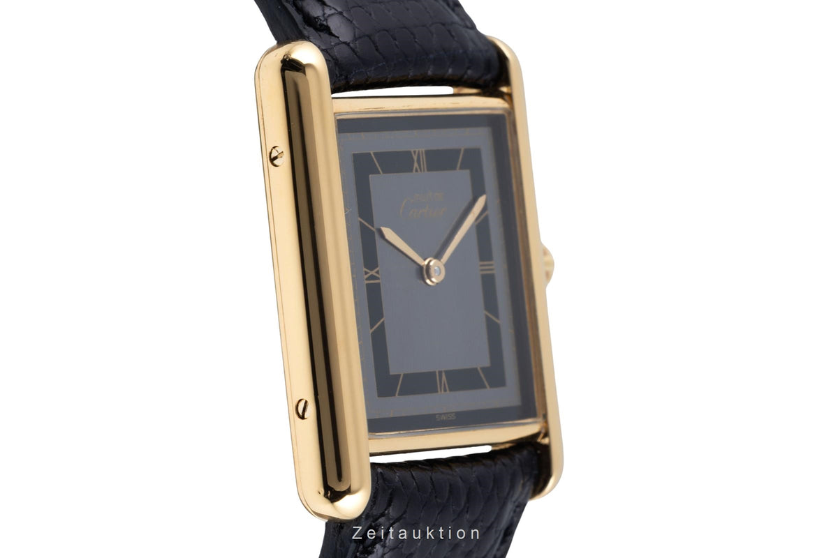 Cartier Tank silver-gilt quartz unisex 681006  [2605920]