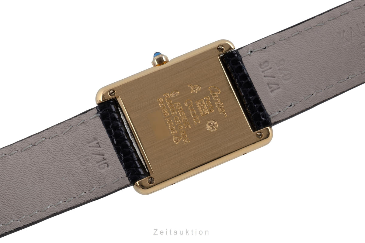 Cartier Tank silver-gilt quartz unisex 681006  [2605920]