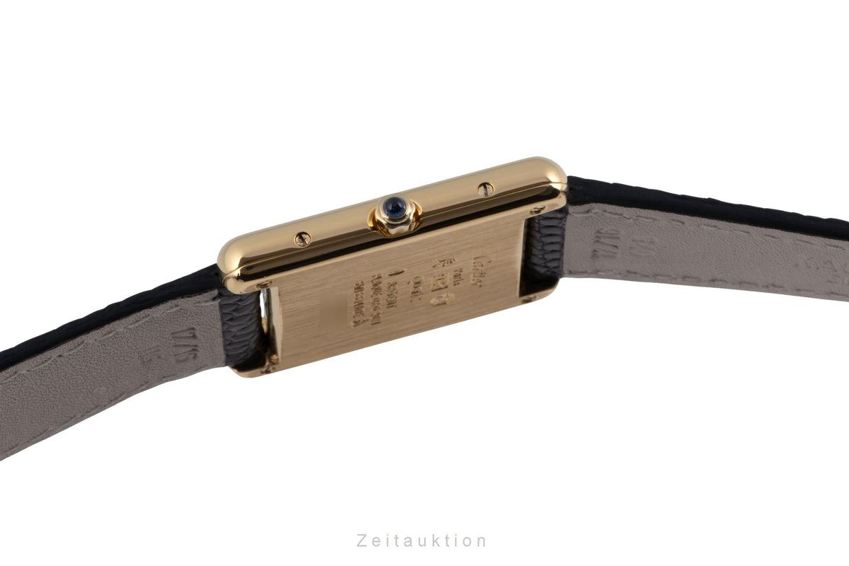 Cartier Tank silver-gilt quartz unisex 681006  [2605920]