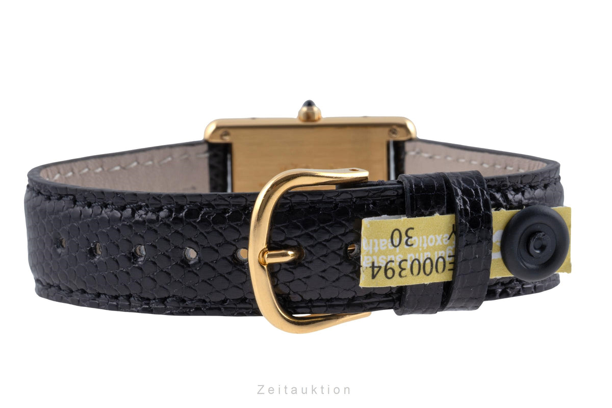 Cartier Tank silver-gilt quartz unisex 681006  [2605920]