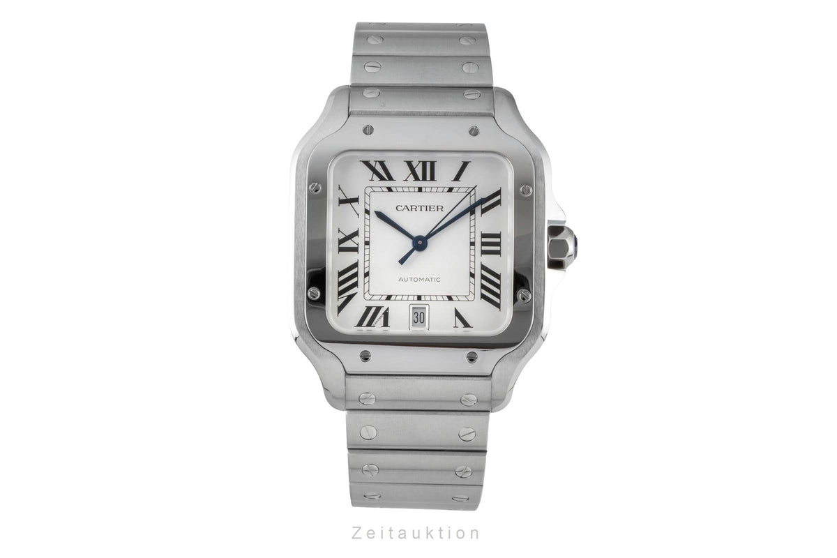 Cartier Santos steel automatic men's watch WSSA0018 LP: 9000EUR  [2605921]