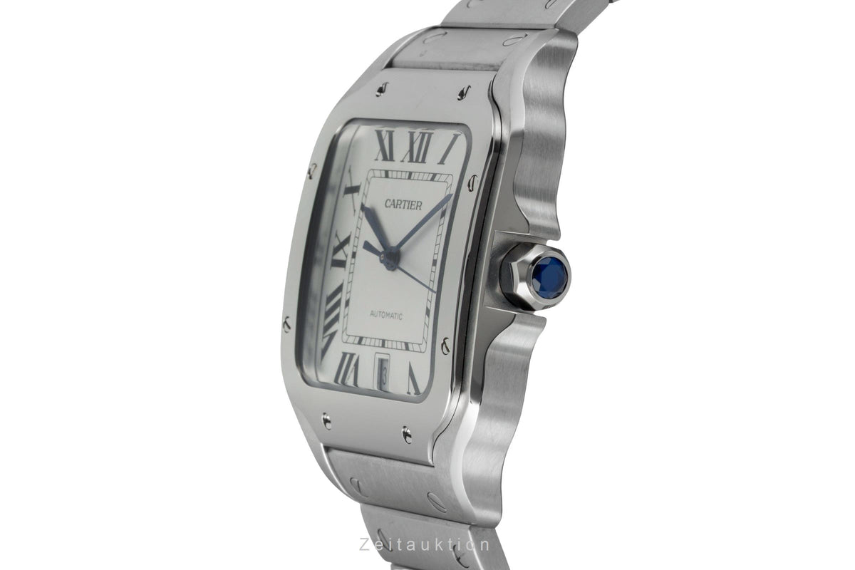 Cartier Santos steel automatic men's watch WSSA0018 LP: 9000EUR  [2605921]