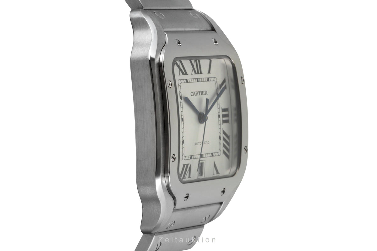 Cartier Santos steel automatic men's watch WSSA0018 LP: 9000EUR  [2605921]