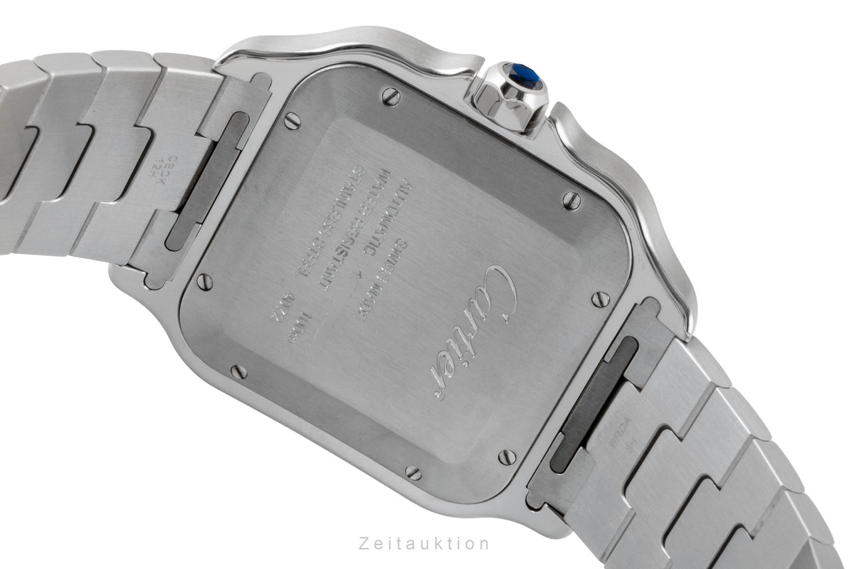 Cartier Santos steel automatic men's watch WSSA0018 LP: 9000EUR  [2605921]