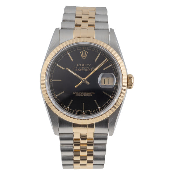 Rolex Datejust acciaio / oro automatismo orologio da uomo 16233  [2605922]