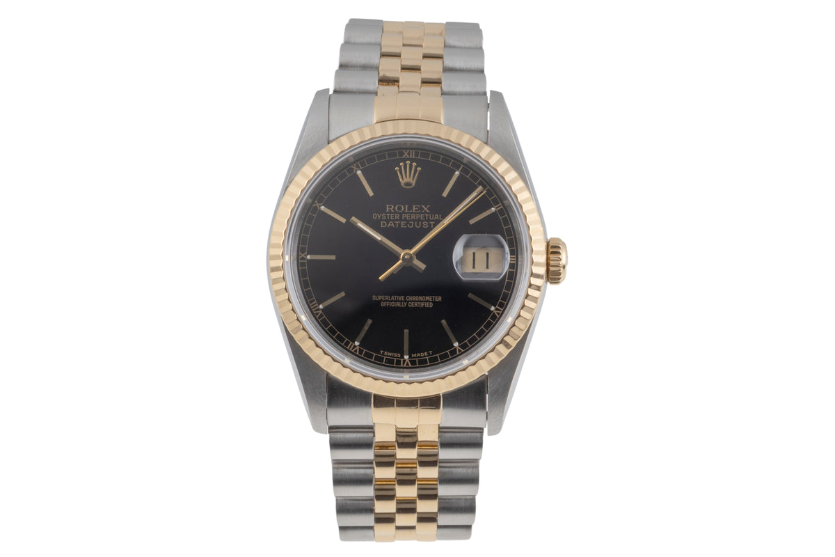 Rolex Datejust steel / gold automatic men's watch 16233  [2605922]