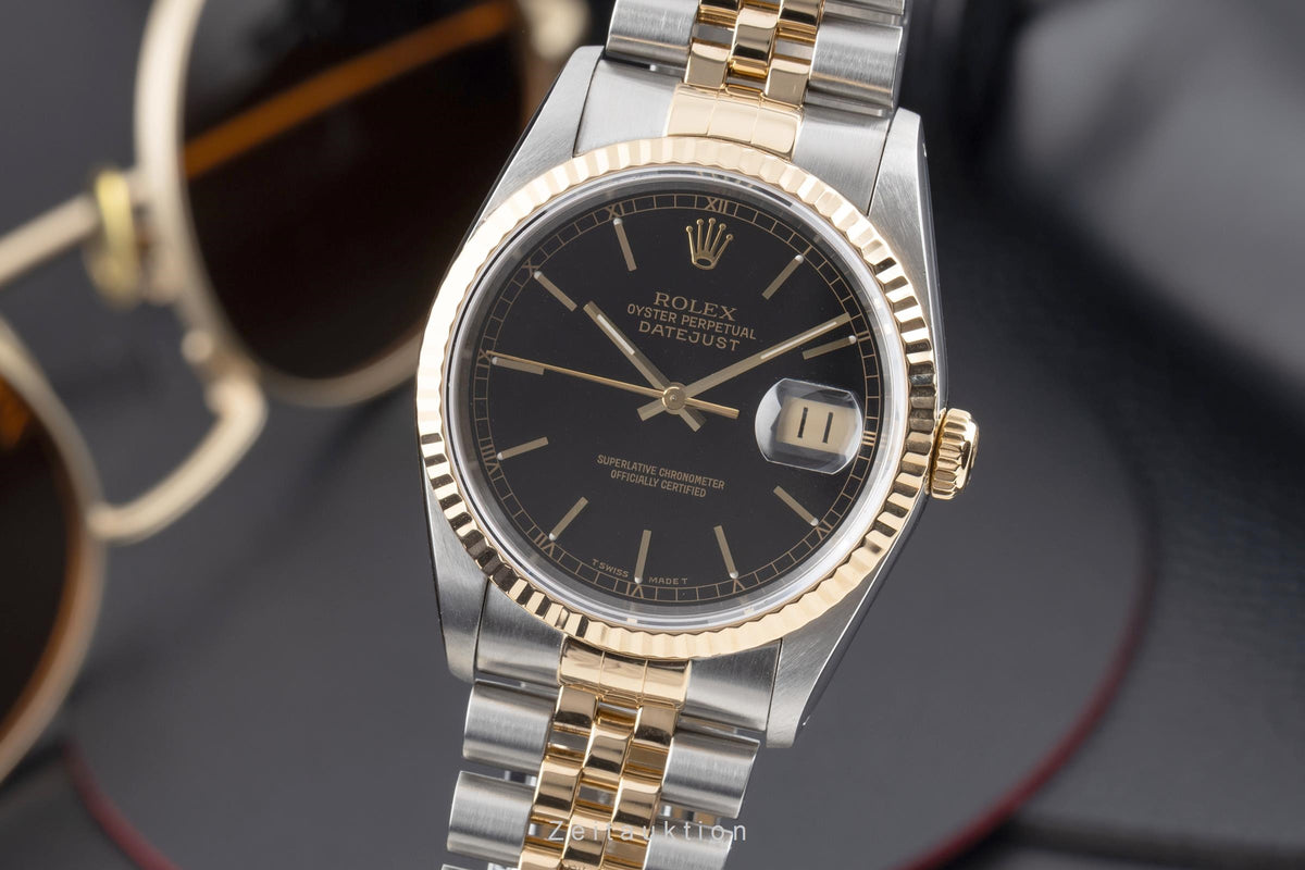 Rolex Datejust acciaio / oro automatismo orologio da uomo 16233  [2605922]