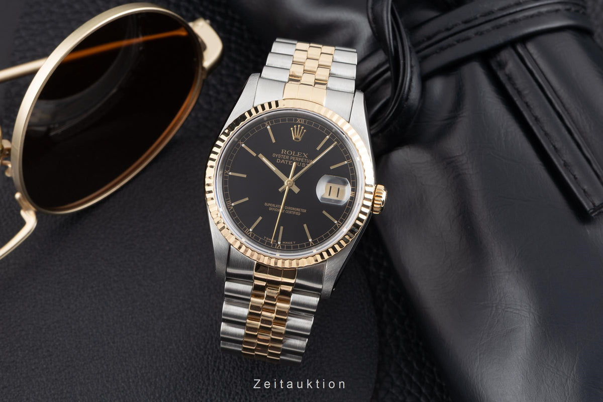 Rolex Datejust acciaio / oro automatismo orologio da uomo 16233  [2605922]