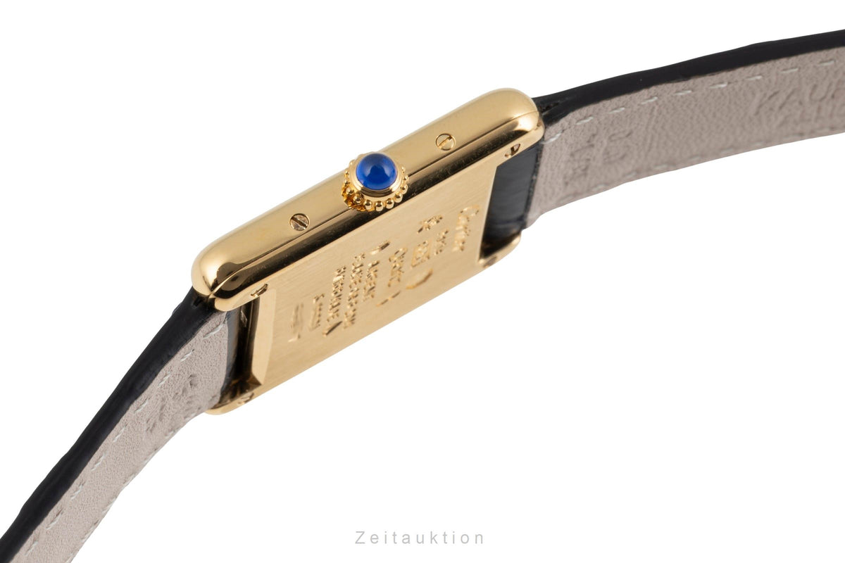 Cartier Tank silver-gilt quartz women's watch 366001  [2605923]