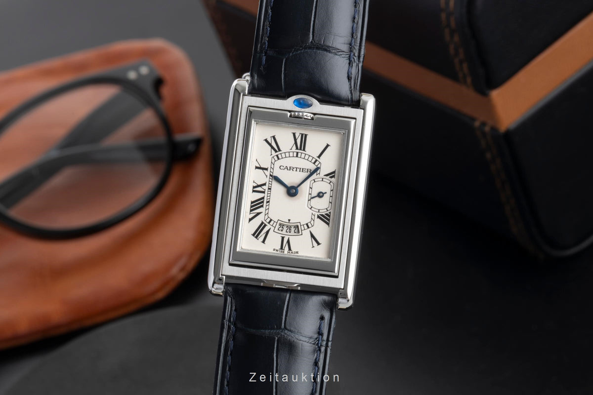 Cartier Basculante acier quartz montre pour hommes W1016055  [2605924]