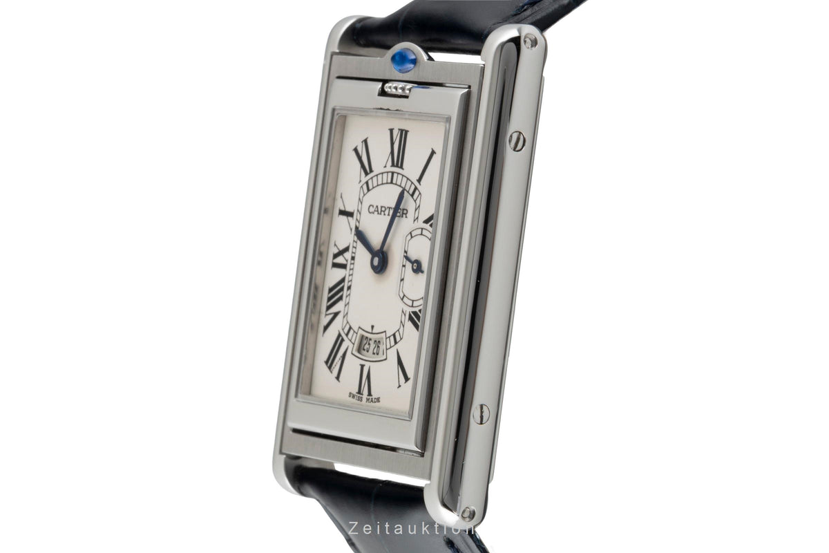 Cartier Basculante acier quartz montre pour hommes W1016055  [2605924]