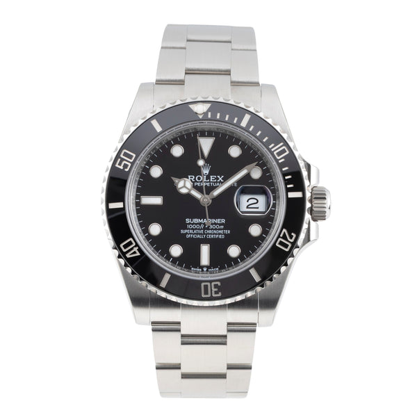 Rolex Submariner steel automatic men's watch 126610LN  [2605926]
