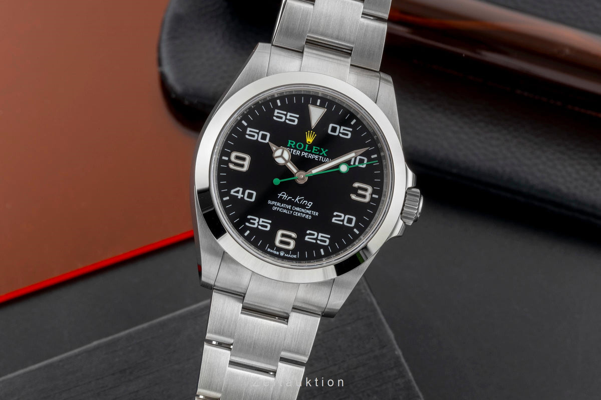 Rolex Air King steel automatic men's watch 126900  [2605927]