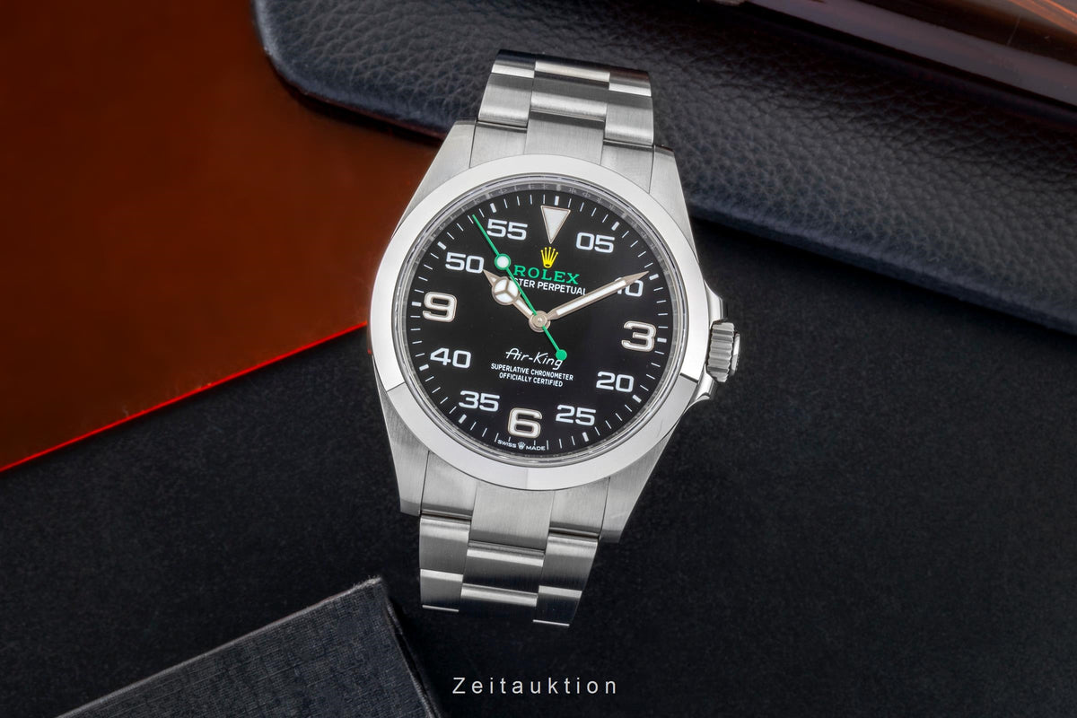 Rolex Air King steel automatic men's watch 126900  [2605927]