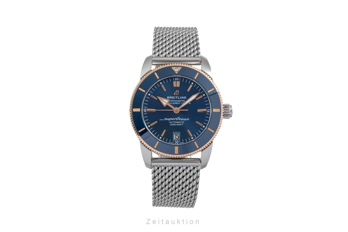 Breitling Superocean Heritage 42 acier / or  automatique montre pour hommes UB2010161C1A1 LP: 7400EUR  [2605929]