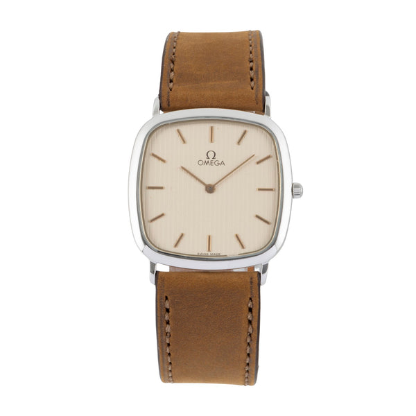 Omega De Ville acciaio quarzo unisex 195.0077 Vintage  [2605932]