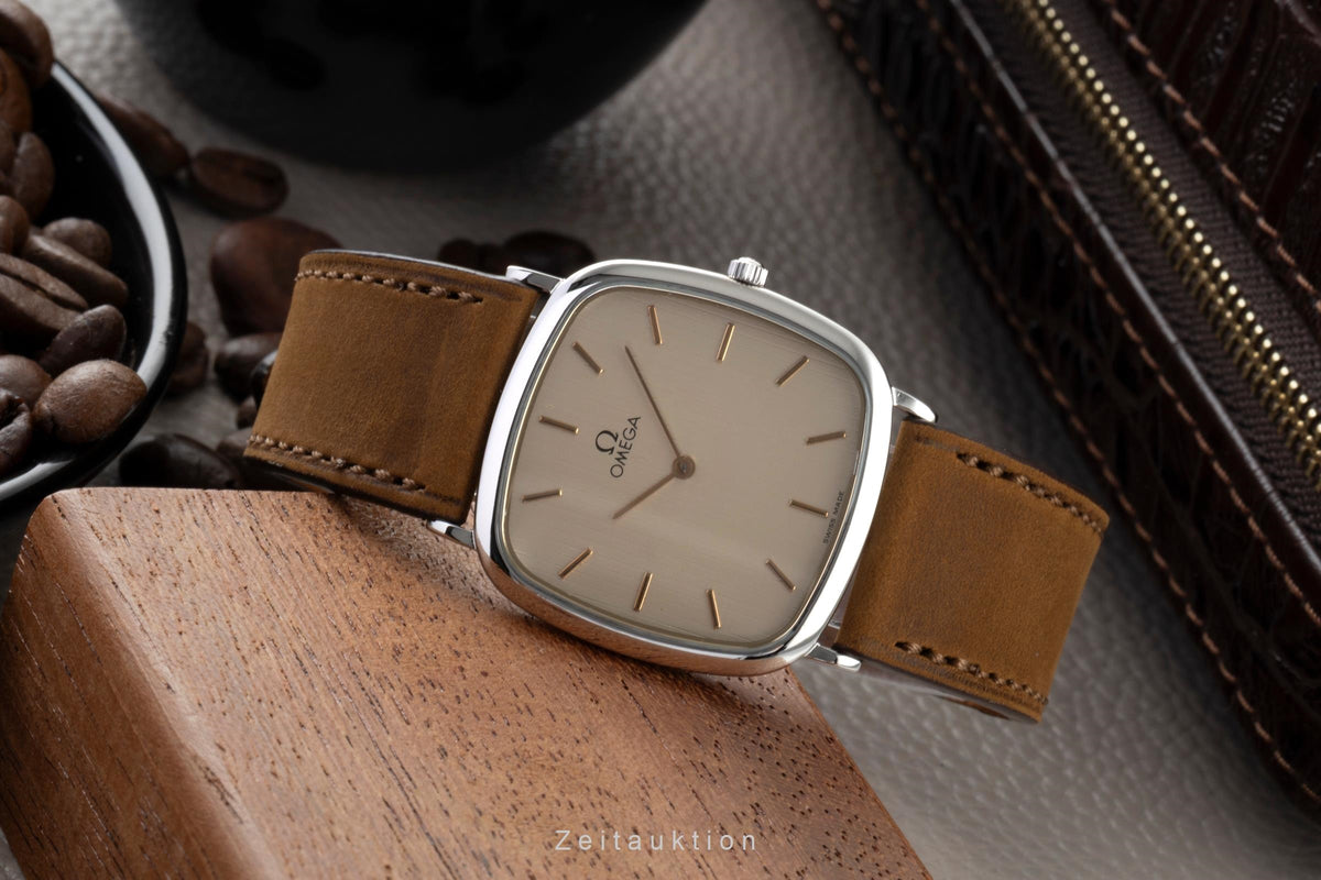 Omega De Ville acciaio quarzo unisex 195.0077 Vintage  [2605932]