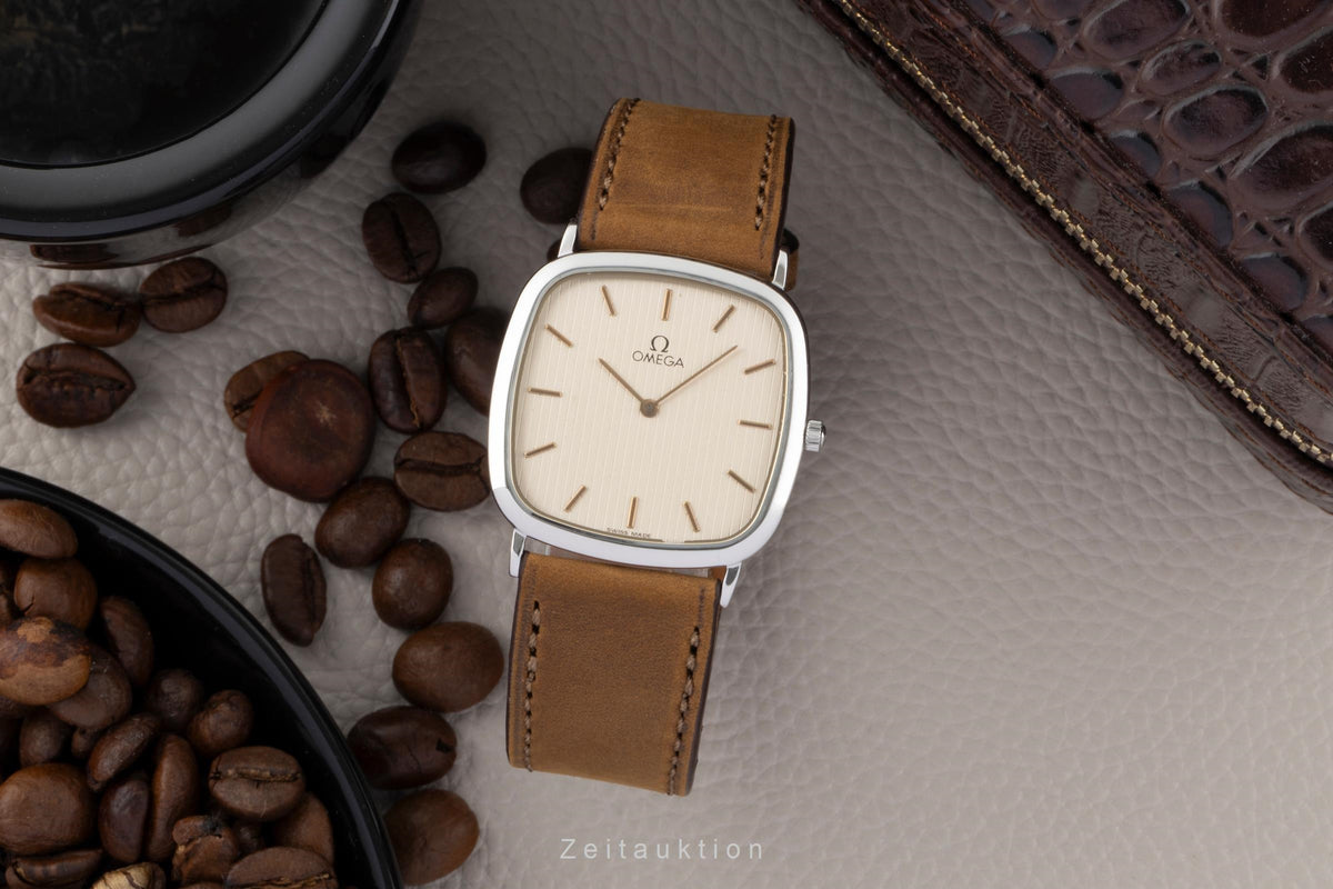 Omega De Ville acciaio quarzo unisex 195.0077 Vintage  [2605932]