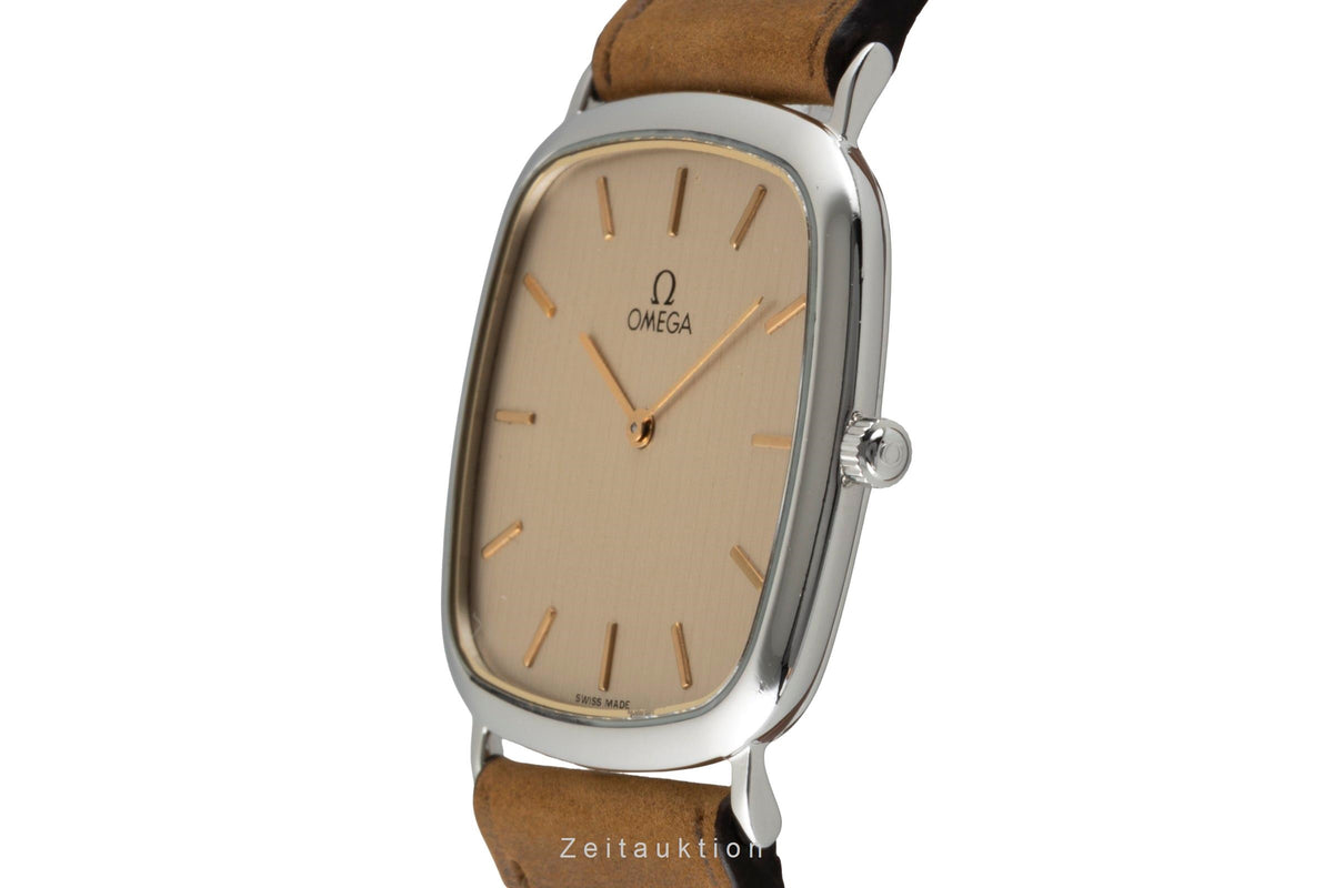 Omega De Ville acciaio quarzo unisex 195.0077 Vintage  [2605932]
